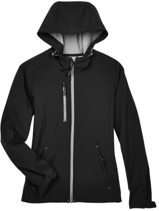 111D3 - Women's Soft Shell Hooded Jacket