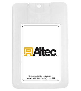 AL1-376 - Altec 20Ml Hand Sanitizer Spray - White