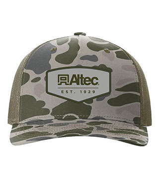AL1-473 - Altec Five Panel Marsh Duck Camo Patch Hat