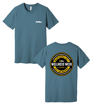 AL1-BC3001-DTFBDG - Wellness Week Badge 2025 Day Tee