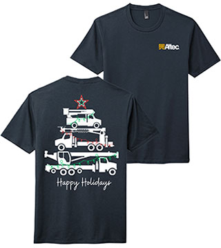 Happy Holiday Perfect Tri Tee