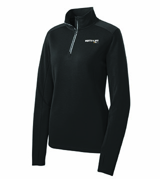 AL1-LST860-DTFNL - Ladies' Sport-Wick Textured 1/4-Zip Pullover