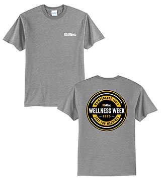 AL1-PC55T-DTFBDG - Wellness Week Badge 2025 Tall Core Blend Tee