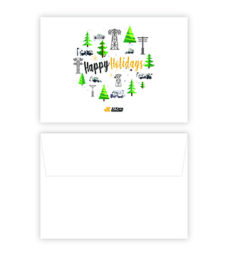 AL1P-S004 - JJ Kane Holiday Cards and Blank Envelopes (Pack of 25)