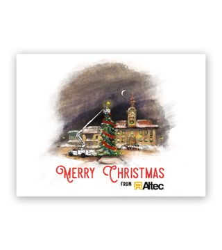 AL1P-V004 - Holiday Card - Merry Christmas (Pack of 25)