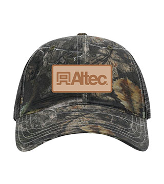 AL2-111PA - Garment Washed Printed Trucker Cap