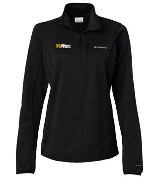 Ladies' Essential Hike Grid Fleece Half-Zip Pullover