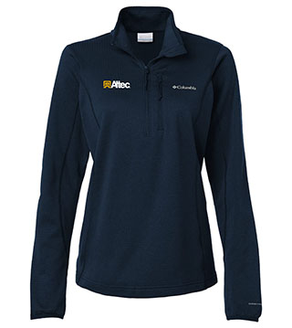 213624 - Ladies' Essential Hike Grid Fleece Half-Zip Pullover