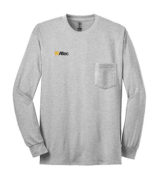 Ultra Cotton L/S Tee w/Pocket