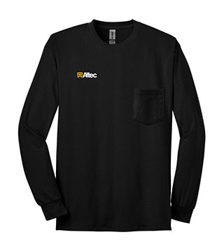 AL2-2410 - Ultra Cotton L/S Tee w/Pocket