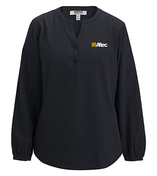 Ladies Open V-Neck Blouse