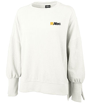 Ladies Camden Spliced Crew Neck Sweatshirt