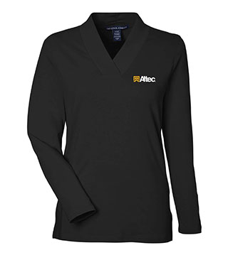 Ladies Raleigh Shawl Collar Knit Top