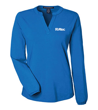 Ladies Raleigh Half-Placket Knit Top