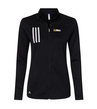 A483 - Women's 3-Stripes Double Knit Full-Zip