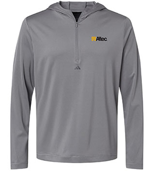 A596 - Lightweight Performance Quarter-Zip Hooded Pullover