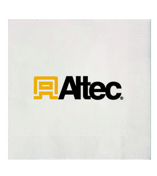 AL2-AS5BN - 3-Ply White Beverage Napkin