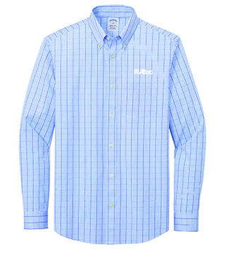 Wrinkle-Free Stretch Patterned Shirt
