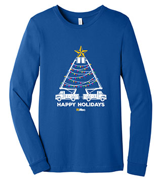 Holiday Bucket Truck Long Sleeve Tee