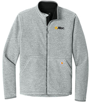 Textured Full-Zip Fleece Jacket