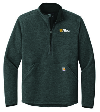 Textured 1/2-Zip Fleece Jacket