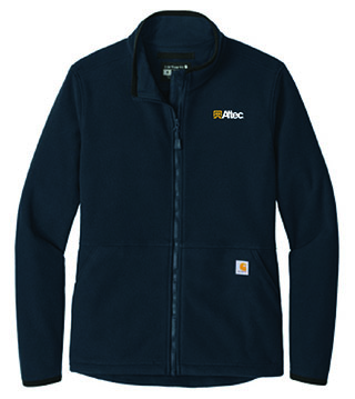 Ladies Textured Full-Zip Fleece Jacket