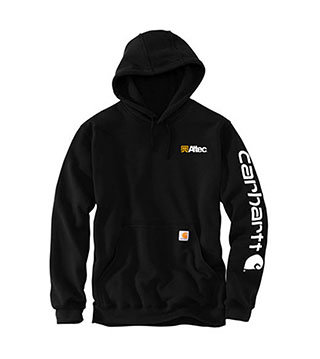 CTK288 - Midweight Hooded Logo Sweatshirt