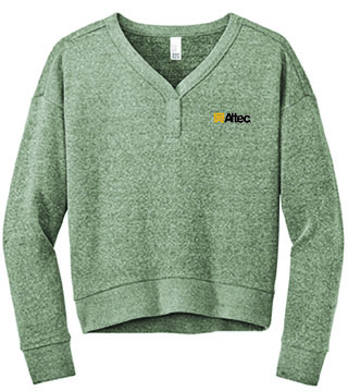 District Women's Perfect Tri Fleece V-Neck Sweatshirt