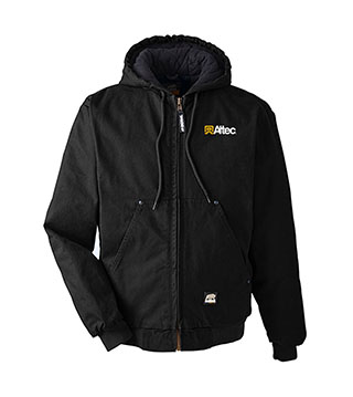 Men's Highland Washed Cotton Duck Hooded Jacket