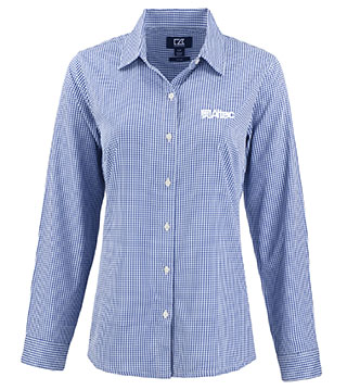 LCW00020 - Ladies' Skyline Epic Confidence Recycled Gingham Long Sleeve Dress Shirt