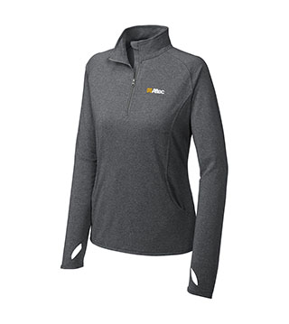 LST850 - Ladies' Sport-Wick Stretch 1/2-Zip Pullover