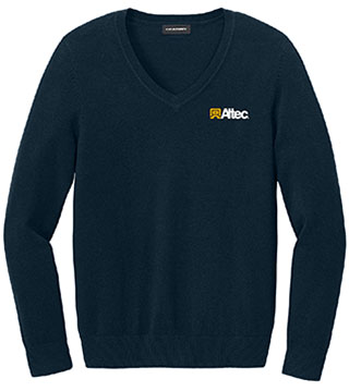 LSW2850 - Ladies Easy Care V-Neck Sweater