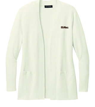 Ladies Easy Care Open-Front Cardigan Sweater