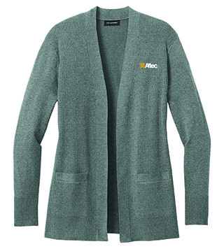 LSW2890 - Ladies Easy Care Open-Front Cardigan Sweater