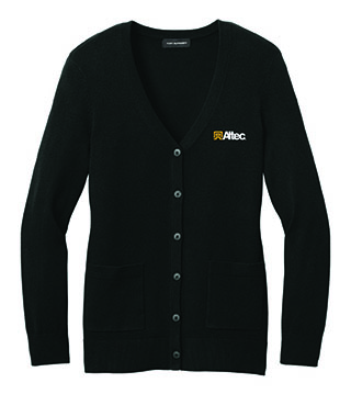 LSW4150 - Ladies Easy Care Button-Up Cardigan Sweater