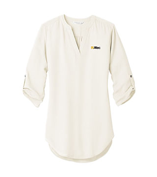 LW701 - Ladies' 3/4- Sleeve Tunic Blouse
