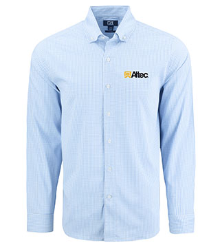 Skyline Epic Confidence Recycled Gingham Long Sleeve Dress Shirt