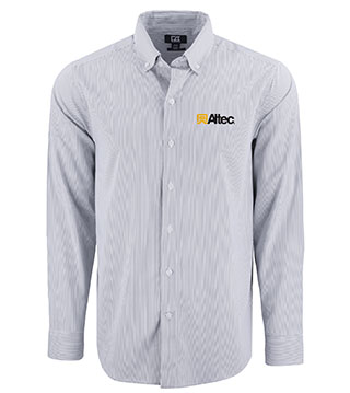 Skyline Epic Confidence Recycled Pinstripe Long Sleeve Dress Shirt
