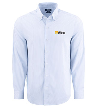 MCW00237 - Skyline Epic Confidence Recycled Pinstripe Long Sleeve Dress Shirt