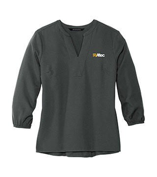 MM2011 - Women's Stretch Crepe 3/4-Sleeve Blouse