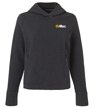 Ladies' Spirit Textured Hooded Pullover