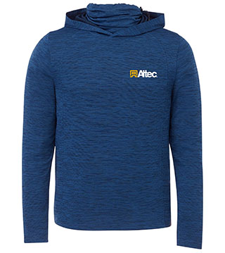 SIRA Eco Performance Knit Lightweight Hoodie with Neck Gaiter