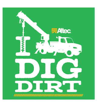 AL1-299 - I Dig Dirt Sticker