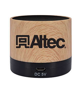 AL1-341 - Allegro Wood Grain Wireless Speaker