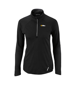 Ladies Radar 1/4-Zip Performance L/S Top