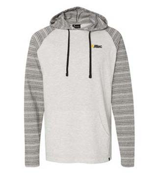 Yarn-Dyed Raglan Hooded Pullover