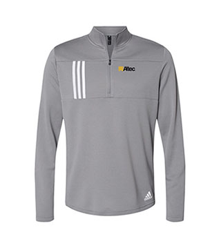 3-Stripes Double Knit 1/4 Zip Pullover