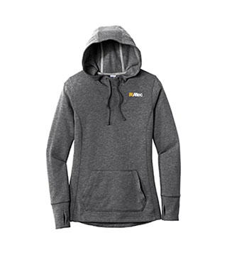 Ladies PosiCharge Fleece Hooded Sweatshirt