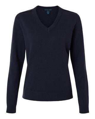 DG445W - Ladies' New Classics V-Neck Sweater