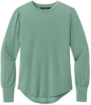 MM1019 - Ladies Stretch Jersey Long Sleeve Blouson Top